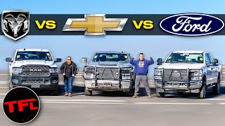 Ford vs Chevy vs Ram: The Best Used Affordable HD Truck Is... by The Fast Lane Truck 122,559 views 2 months ago 22 minutes