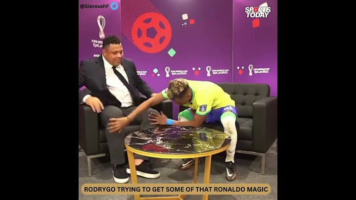 THIS Brazil young superstar touches Ronaldo's feet | Sports Today