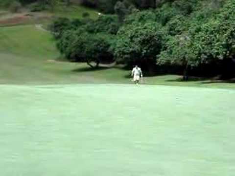 James Pierce Incredible Putt 17th Hole at Koele, HI