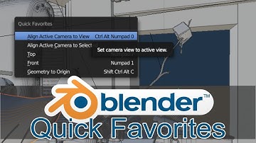 Blender 2.8 Quick Favorites -- A Feature Everyone Will Love?