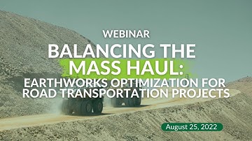 Balancing the Mass Haul:  Earthworks Optimization for Road Transportation Projects