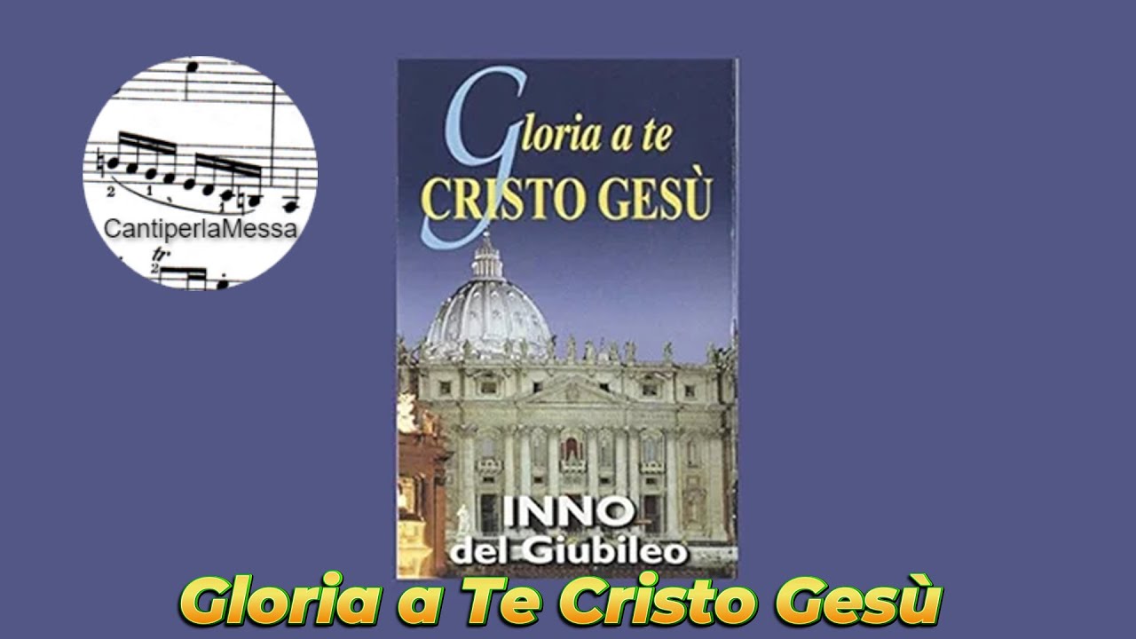 GLORIA A TE CRISTO GESÙ (J.P.Lecot) choir cantiperlamessa - YouTube