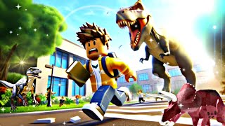 Escape school from Dinosaur attack dinosaurs 🦖😵