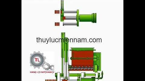 mô phỏng máy ép củi mùn cưa