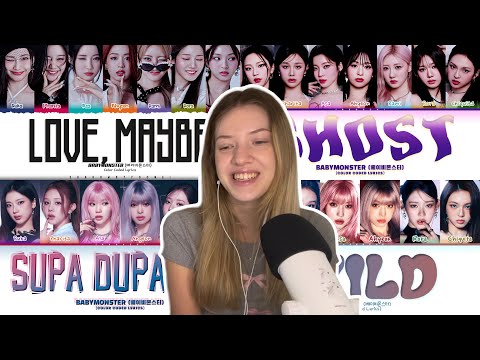BABYMONSTER | Love Maybe, Ghost, Supa Dupa Love, Wild REACTION