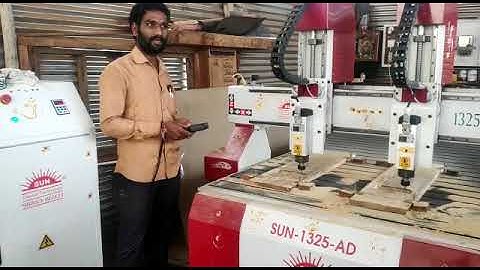 Double head CNC Router machine price in India 9888386921