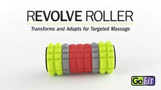 GoFit Revolve Roller - The Adaptive Massage Revolution