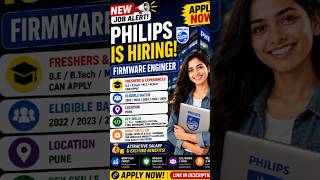 Philips Hiring Alert 🚀 Firmware Engineer Job | Apply Now #philips #hiring #engineering #software #it