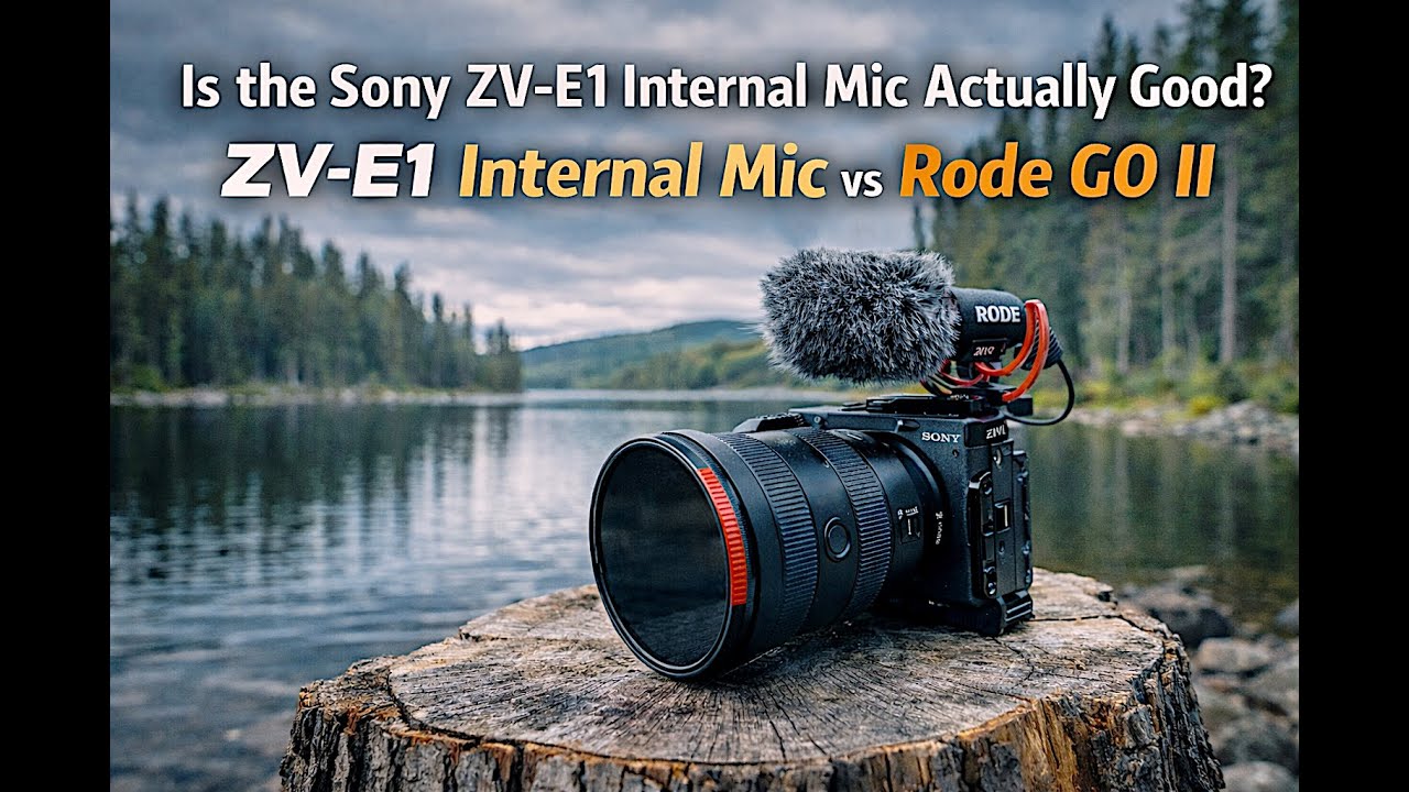 Is the Sony ZV-E1 Internal Mic Actually Good? (Rode GO II Comparison)