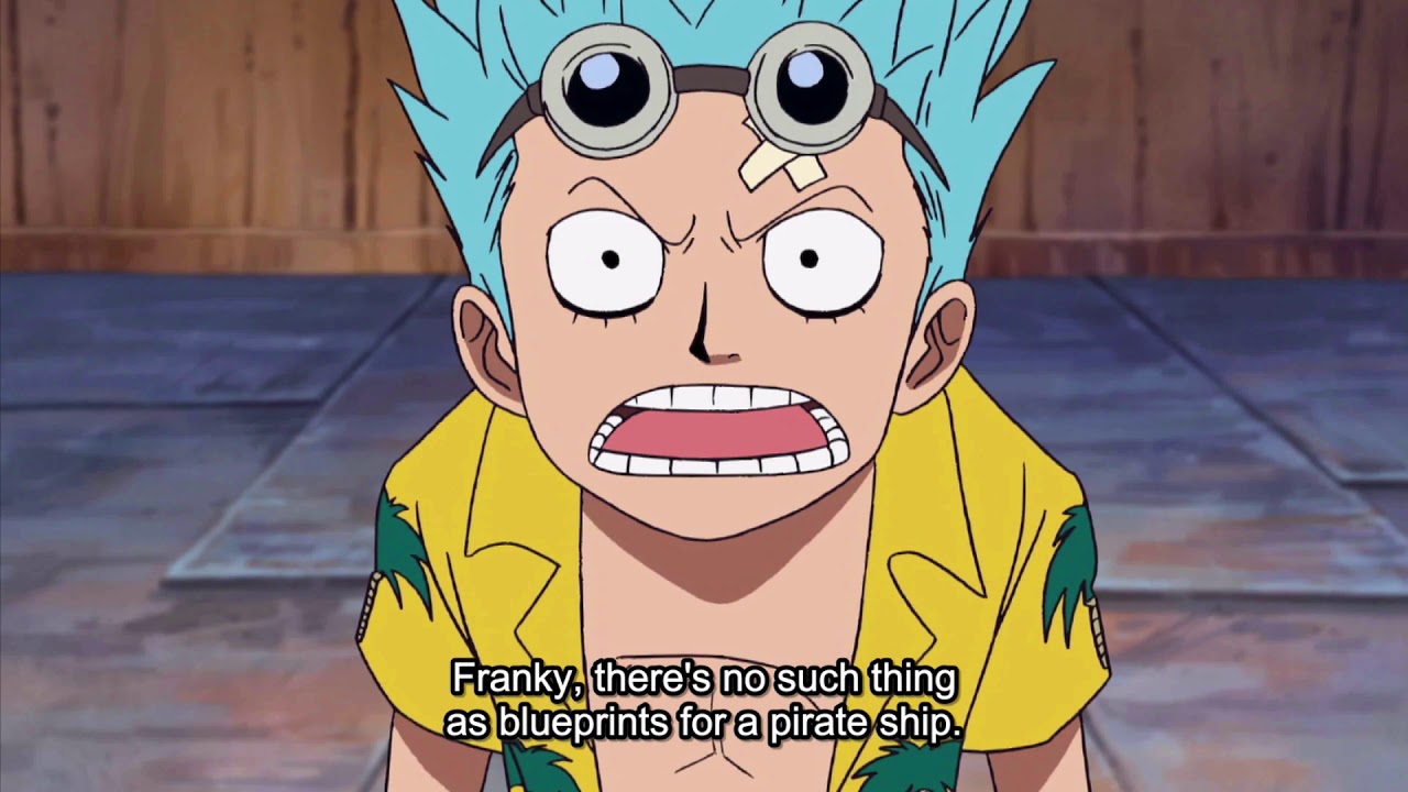 One Piece: Tom tells Frankie the difference between Navy and Pirate Ships