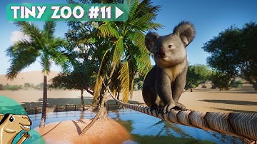 Tiny Zoo - Koala Island & overpass - Planet Zoo Hardmode Gameplay