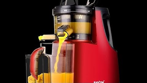 THE BEST JUICE EXTRACTOR FOR 2022 - ( Sokany whole slow Juicer)