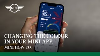 Changing the colour theme in your MINI App | MINI How-To screenshot 2