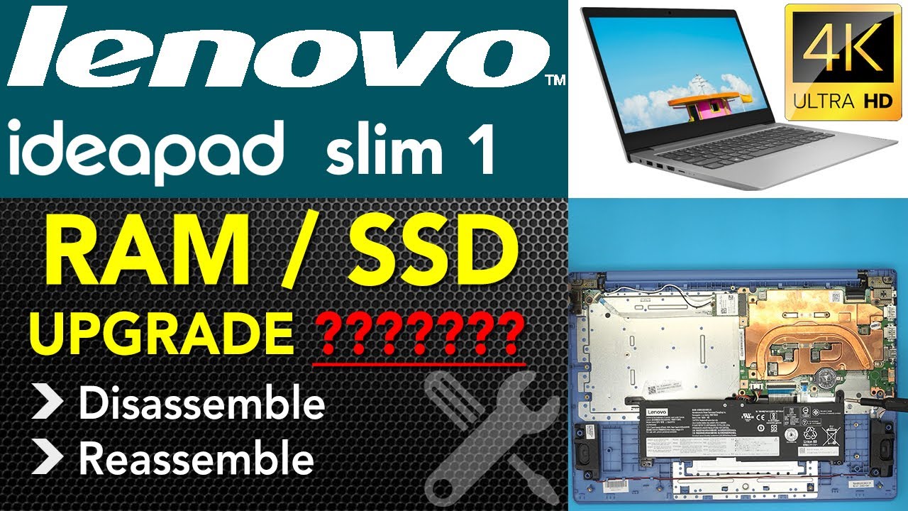 Lenovo Ideapad Slim 1 81Vs ,SSD , HDD , Ram, UPGRADE Not Possible
