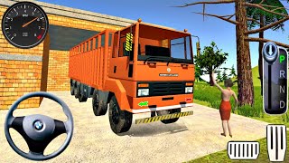 Uphill Mountain Truck Driving Simulator 3D Game - Offroad Indian Truck Games 2021 Android Gameplay screenshot 5