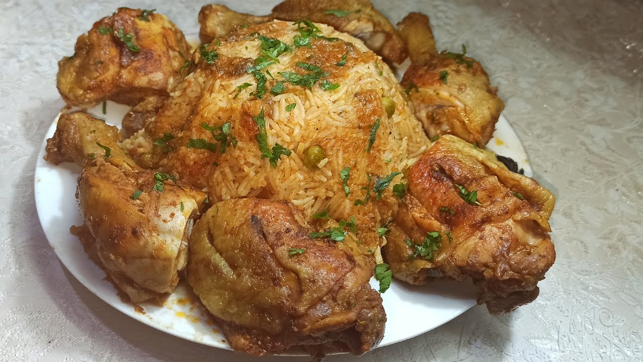 أرز بالدجاج فالكوكوط وحد البنة متشبعوش منو هايل الله يبارك