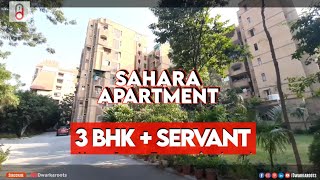 3 Bhk Servant 1800Sqft Sahara Apartment Dwarka Delhi Freehold Property Furnished Flat