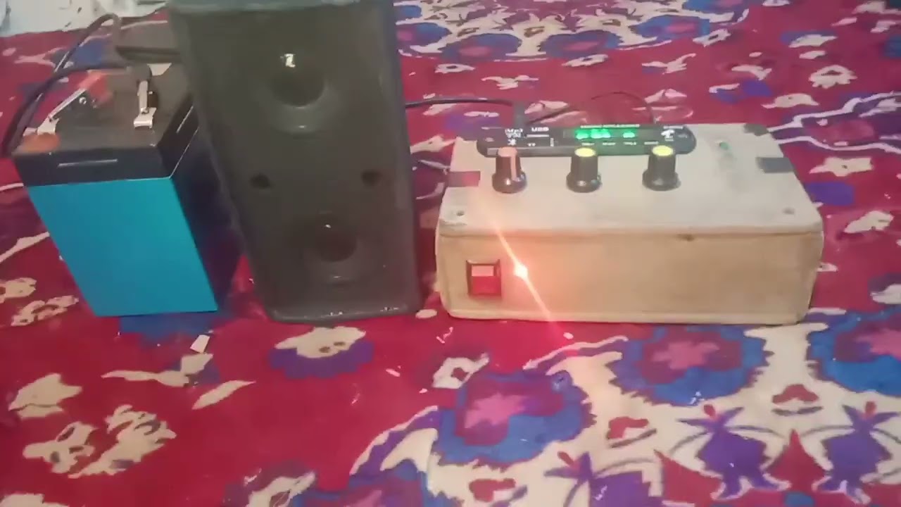 Mini DJ amplifier mini DJ testing