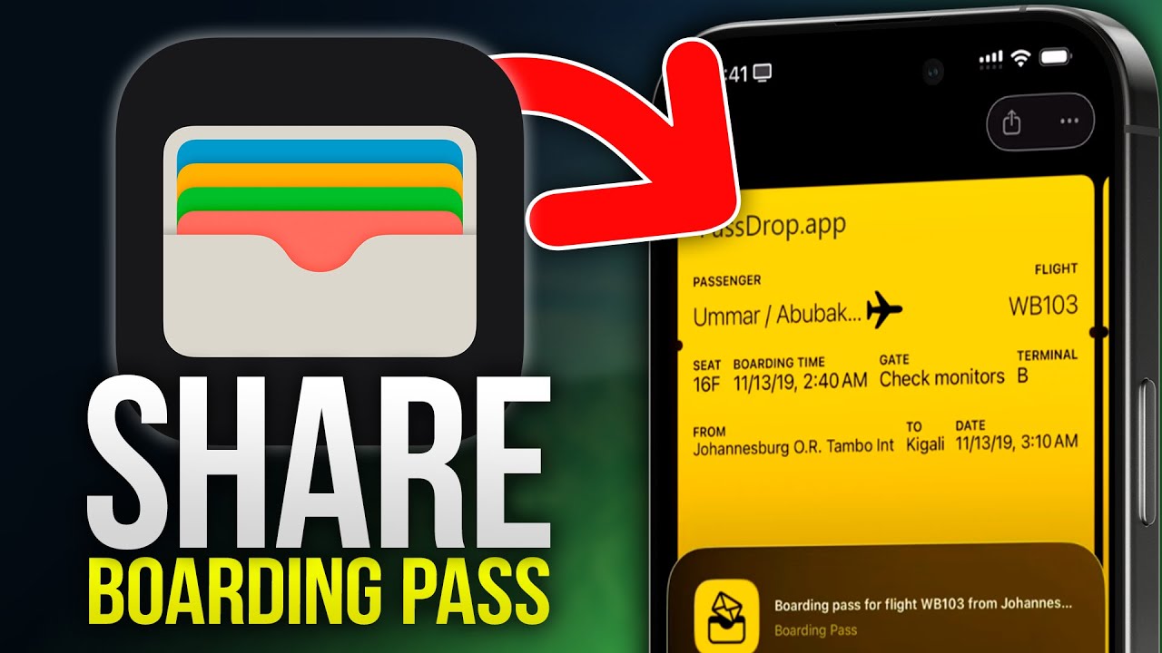 Как поделиться посадочным талоном в Apple Wallet — пошаговая инструкция (2026)
