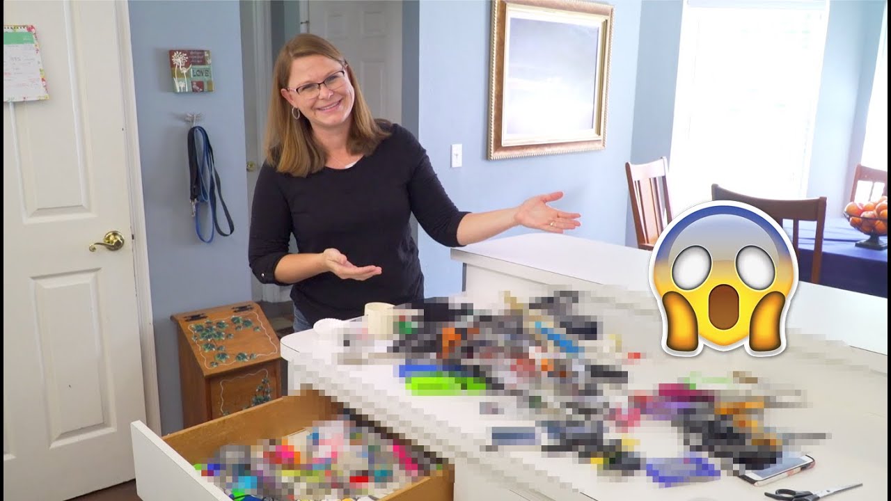 What's in my junk drawer 😂 | Real Moms - YouTube