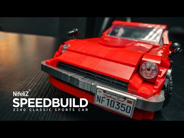 Nifeliz Building Toy z240 Sports Car | Speed Build | Display Set