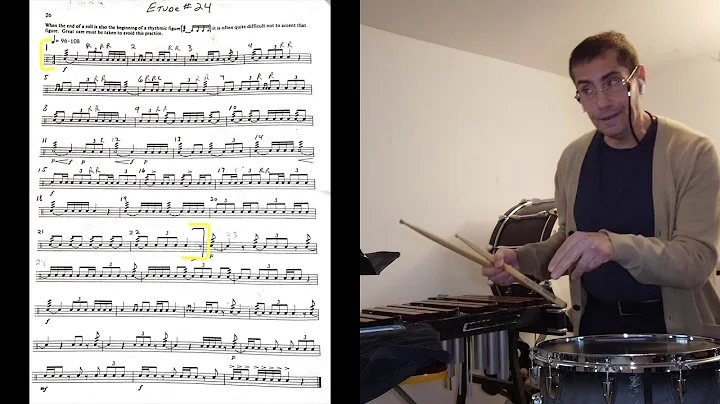 Crisanti Drum Instruction: Percussion Instruction: Etude #24