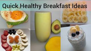 5 Easy & Healthy Breakfast Ideas 🥑🥣 #easybreakfast #food #healthybreakefast #highproteinbreakfast