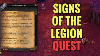 Signs Of The Legion Quest (WoW TBC)