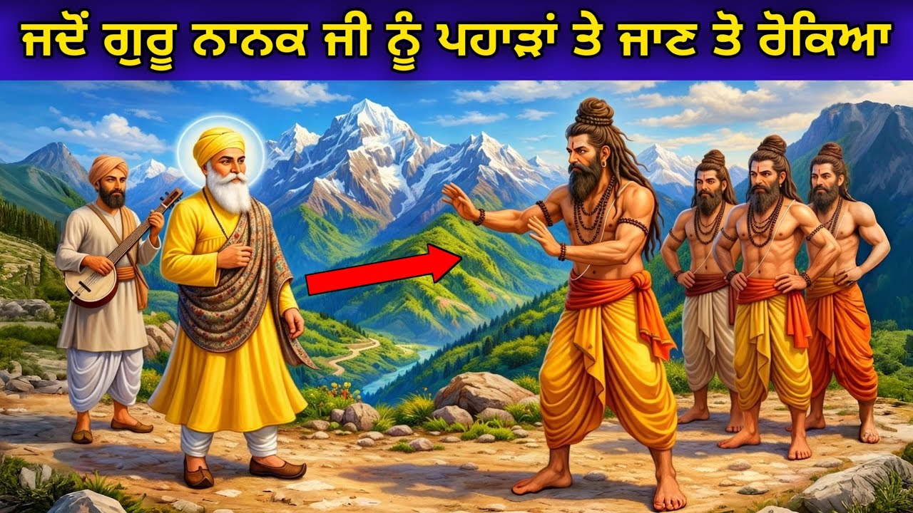 ਕਿਉਂ ਗੁਰੂ ਨਾਨਕ ਜੀ ਨੂੰ ਪਹਾੜਾਂ ਤੇ ਜਾਣ ਤੋ ਰੋਕਿਆ? Katha | Sakhi | Guru Nanak Dev ji 
