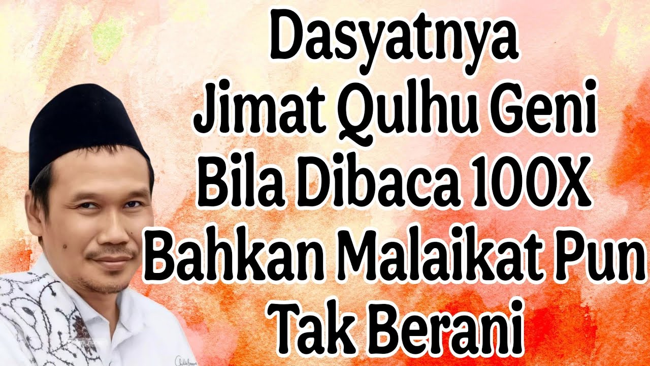 ngaji gua baha : dasyatnya jimat qulhu geni bila dibaca 100X bahkan malaikat pun tak berani