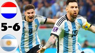 Belanda vs Argentina - all goals & highlights HD