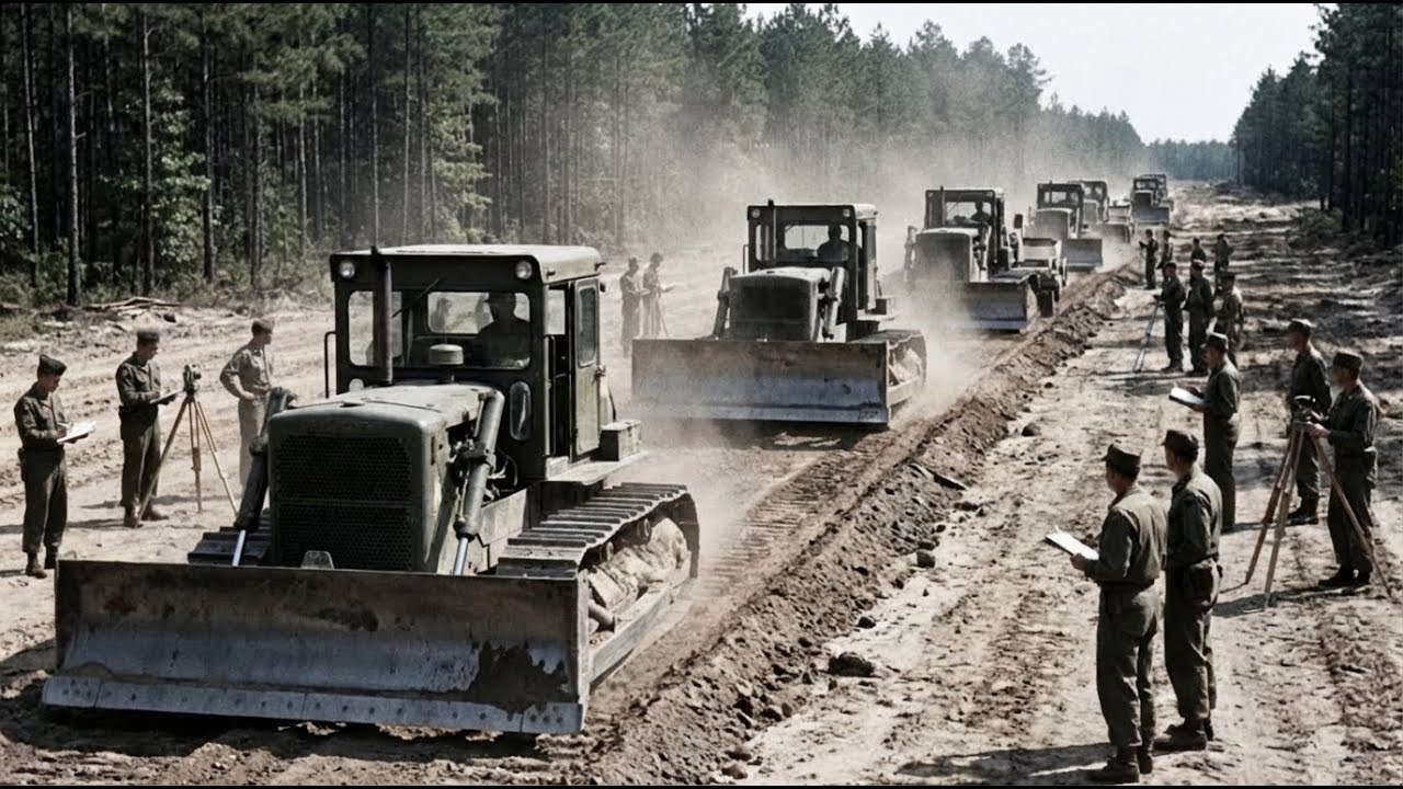 How Heavy Machinery Built Secret Military Airfields During the Cold War