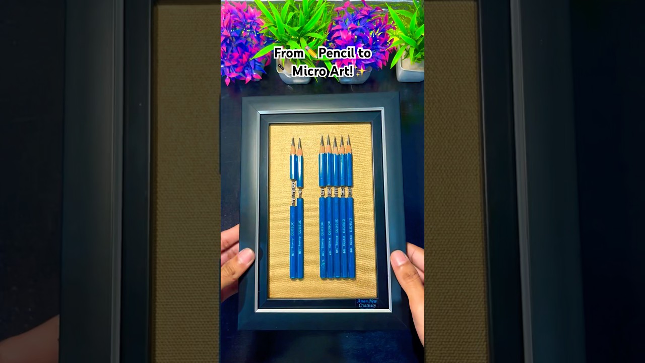 From ✏️Pencil to Micro Art!✨,Not just a gift- it’s a feeling, shaped by hand and wrapped in love💝✂️