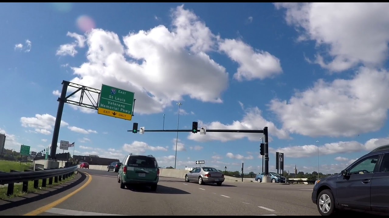 Diverging Diamond Interchange, I 70 Mid Rivers Mall Drive YouTube