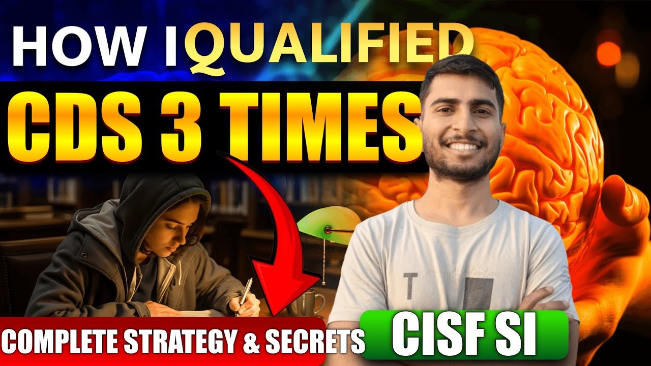 CDS 2026 STRATEGY | HOW I QUALIFIED CDS 3 TIMES IN A ROW | CDS FULL ...
