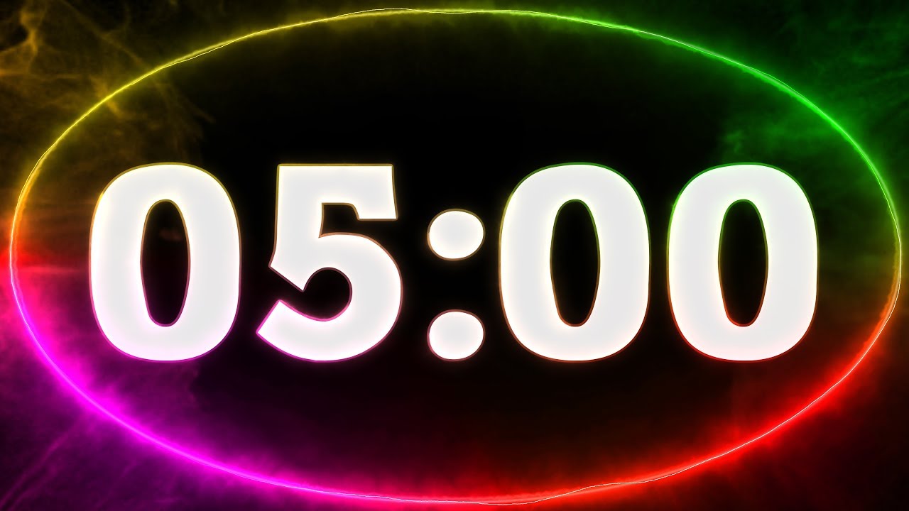 5 Min COUNTDOWN TIMER V 710 4K YouTube