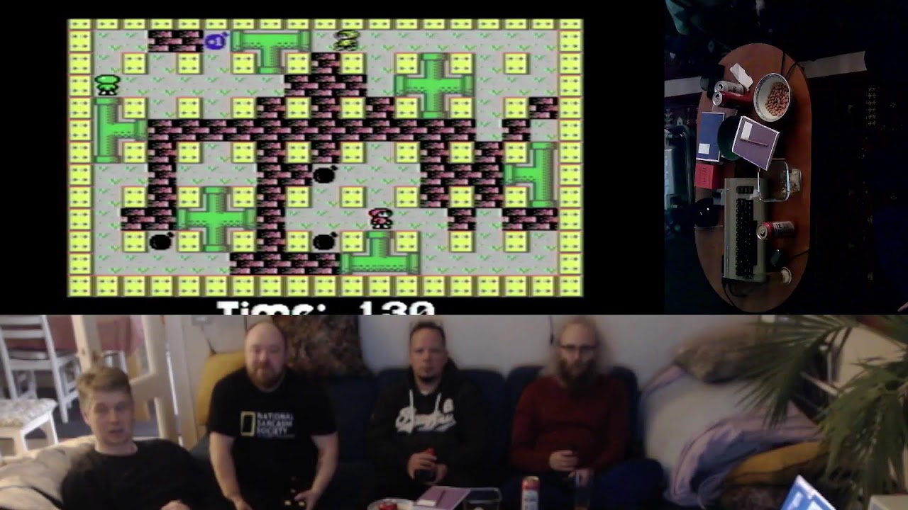 4 player Commodore 64 game session – MuuliPerunat livestriimi