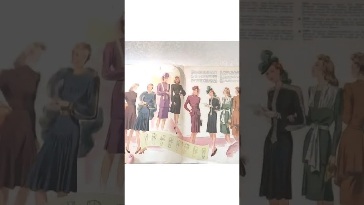 Österreichisches Modemagazin " Wiener Modenzeitung " von 1942 / Austrian fashion magazine