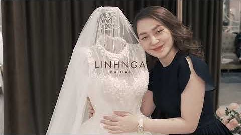 Váy cưới thiết kế riêng dành cho cô dâu Việt Lê - Linh Nga Bridal