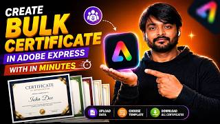 Bulk Create hundreds of personalized certificates in just a few minutes with Adobe Express!