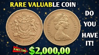 1983 Elizabeth II One Pound Coin Value | Rare Varieties, Errors & Collector Guide