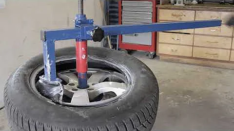 Manual Tire Changer, Reifenmontiergerät, Desmontadora de neumáticos manual, मैनुअल टायर परिवर्तक