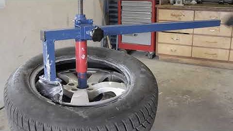 Manual Tire Changer, Reifenmontiergerät, Desmontadora de neumáticos manual, मैनुअल टायर परिवर्तक
