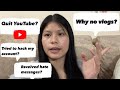 Why no more vlogs  hackers tried to hack my youtube channel 