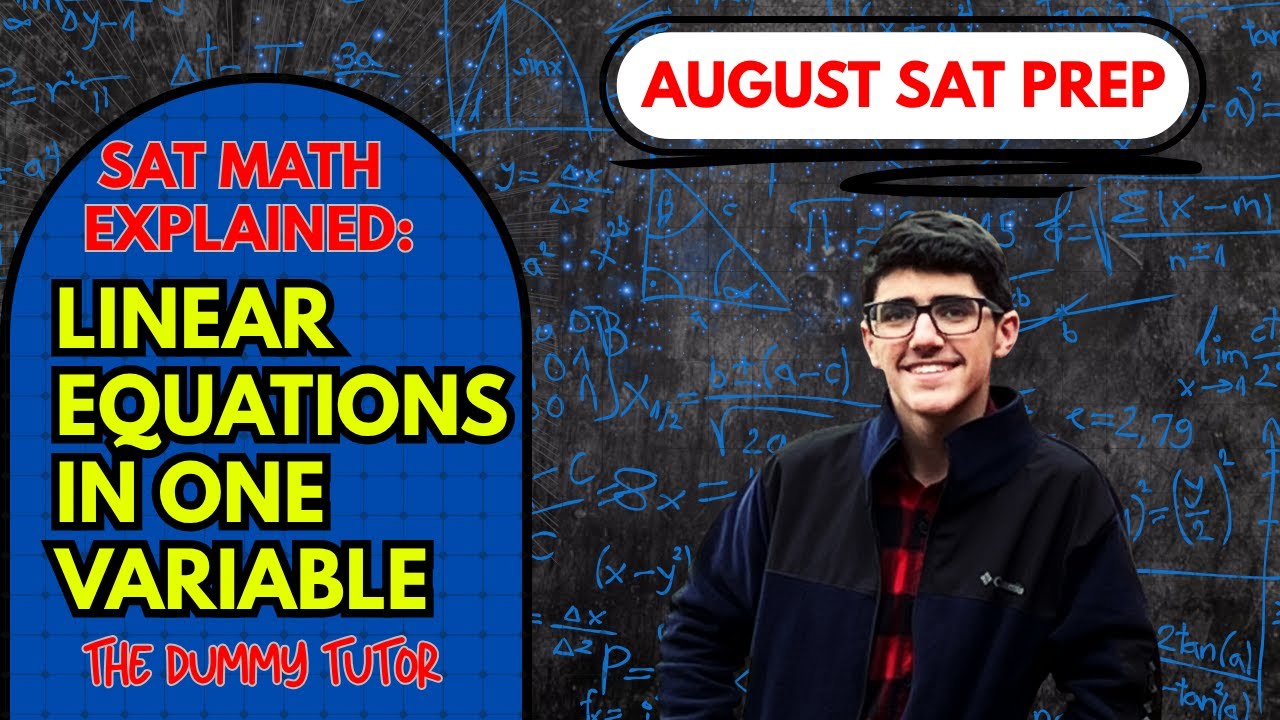 SAT Math: Linear Equations in One Variable - December SAT Prep - YouTube