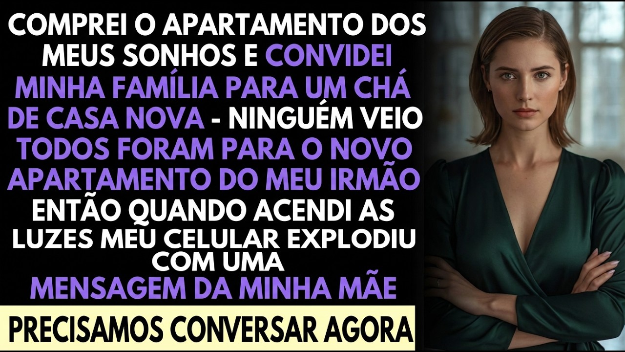 Comprei meu apartamento dos sonhos e convidei a família para a inauguração – ninguém veio.