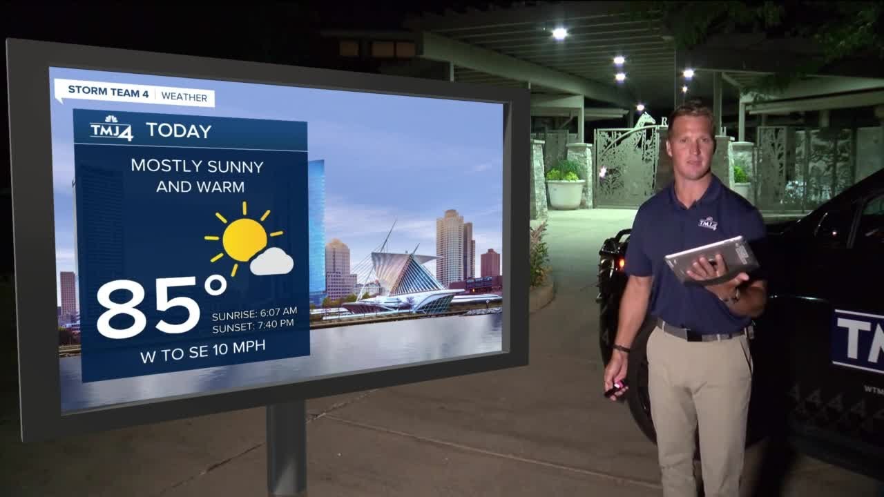 Another sunny and warm day Wednesday - YouTube