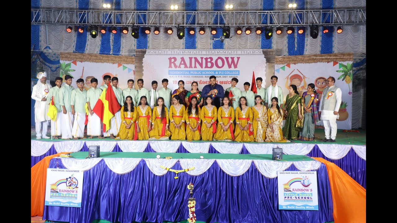 Kannadada Habba Theme Dance | PUC-1 | Rainbow Pre-University College | Ranebennur