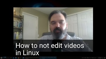 How to not edit videos in Linux