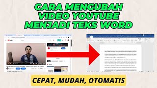 How to Convert YouTube Videos to Word Text Easily and Quickly